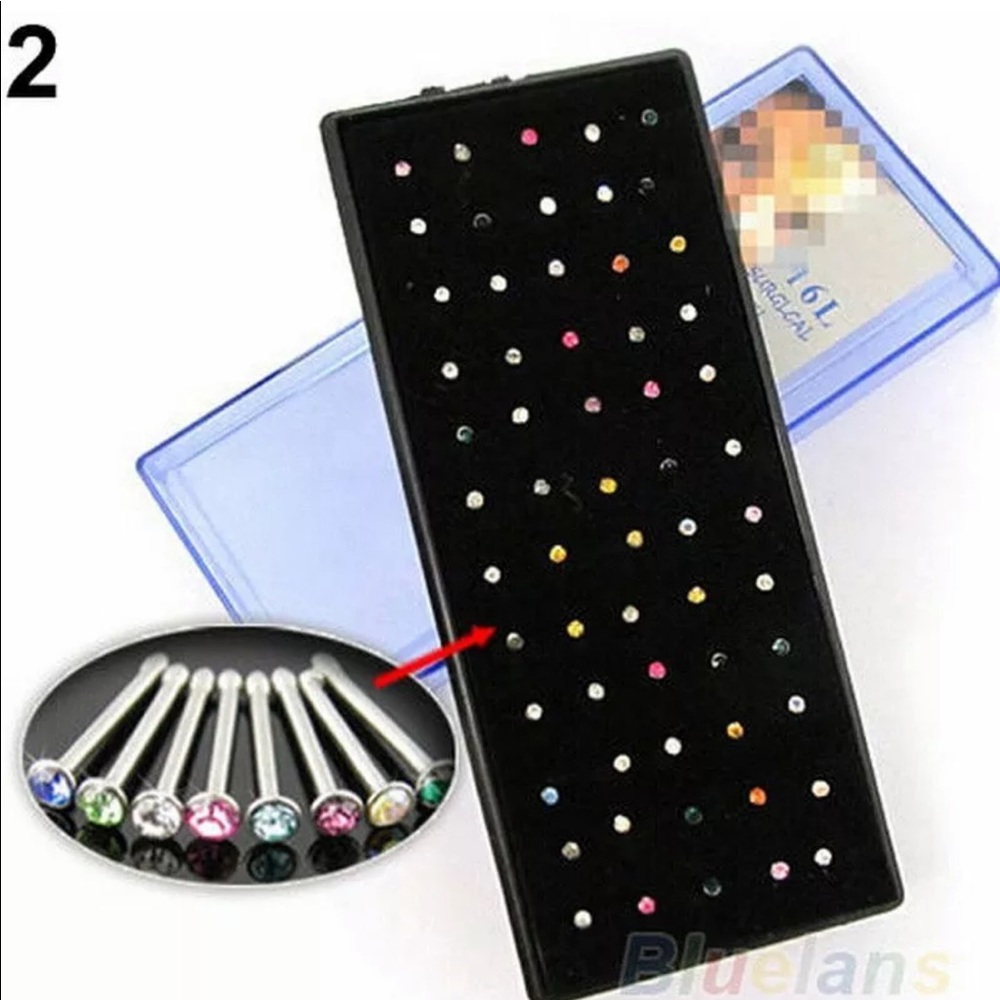 🥳COMING SOON! Crystal Rhinestone Nose Stud! - Picture 2 of 5